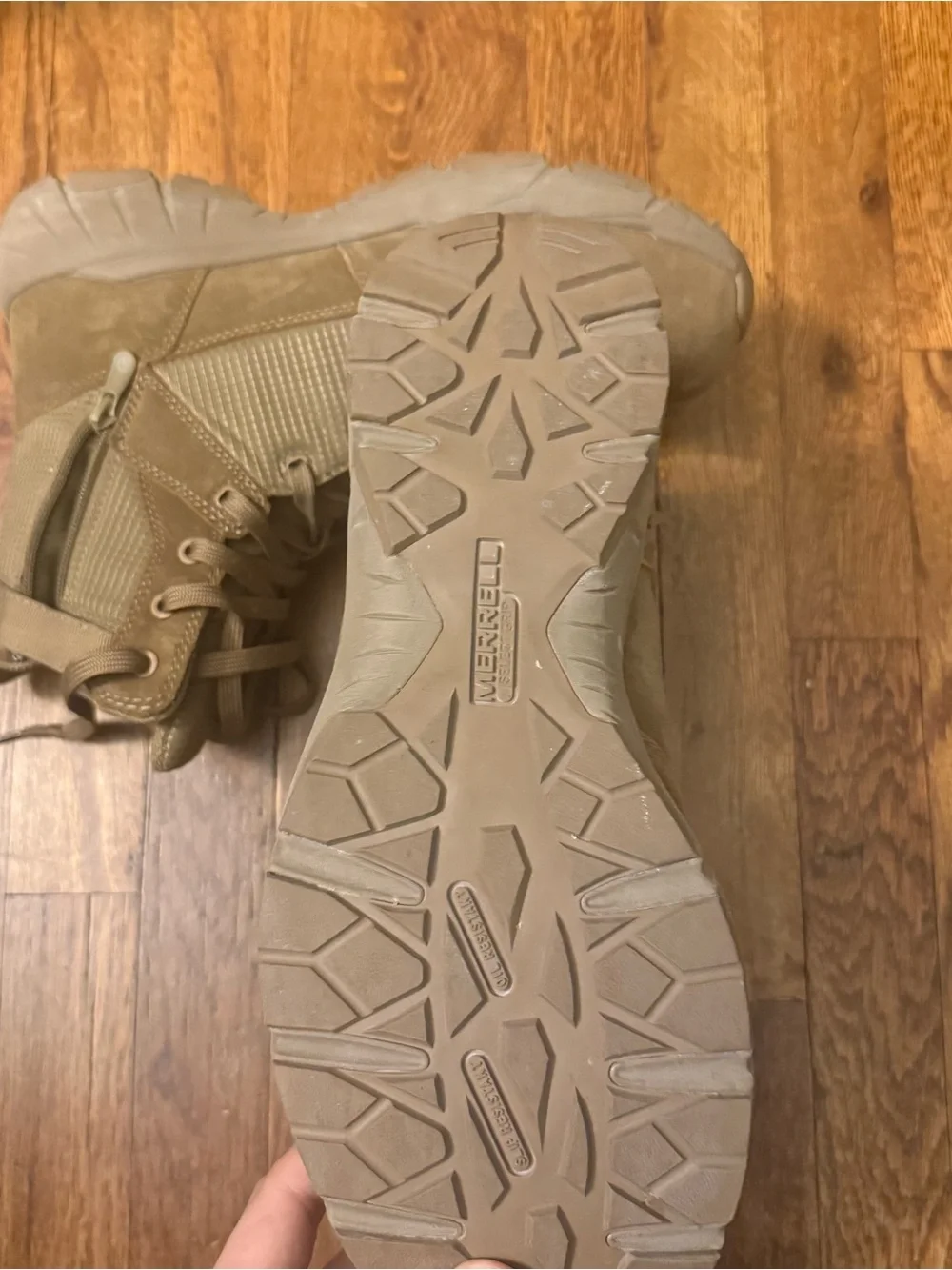 Merrell Men's Tactical Boots in Tan